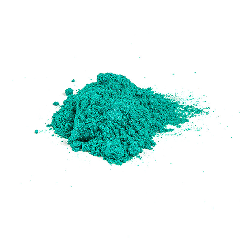 AK435b cyan pärlemorskimrande pigment för bläck, plastindustrin